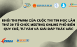 Khối thi PMNM của Cuộc thi Tin học lần thứ 30 tổ chức meeting online phổ biến quy chế, tư vấn và giải đáp thắc mắc