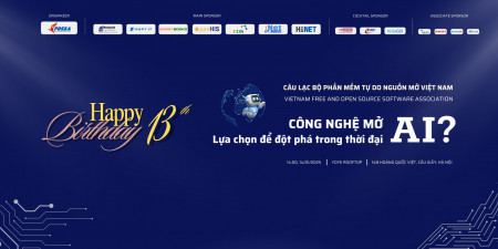 Thông báo lịch trình chương trình sinh nhật VFOSSA lần thứ 13 (2012-2025)