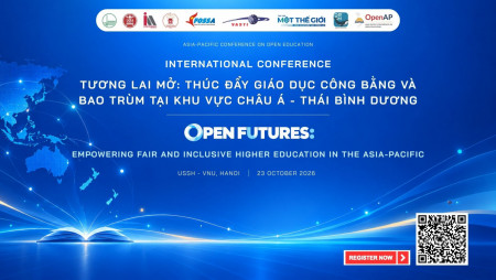 VFOSSA đồng tổ chức Hội thảo quốc tế Open Futures 2026: Mời hội viên đăng ký tham dự