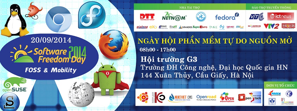 Ngày hội Tự do cho Phần mềm - Software Freedom Day năm 2014