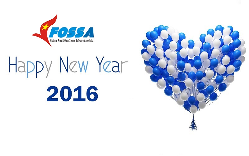 Chúc mừng năm mới 2016 -mừng sinh nhật VFOSSA tròn 4 tuổi