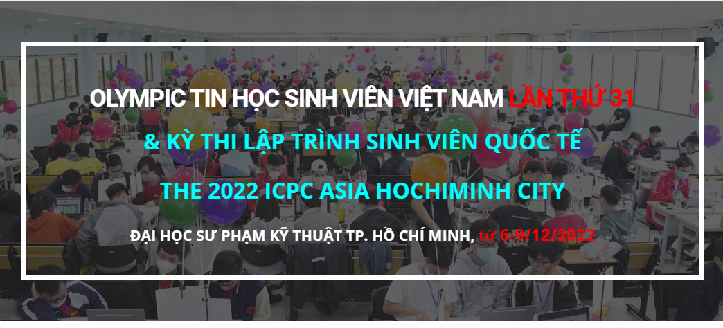 Đăng ký tham gia dự thi Phần mềm nguồn mở của Olympic Tin học sinh viên toàn quốc lần thứ 31