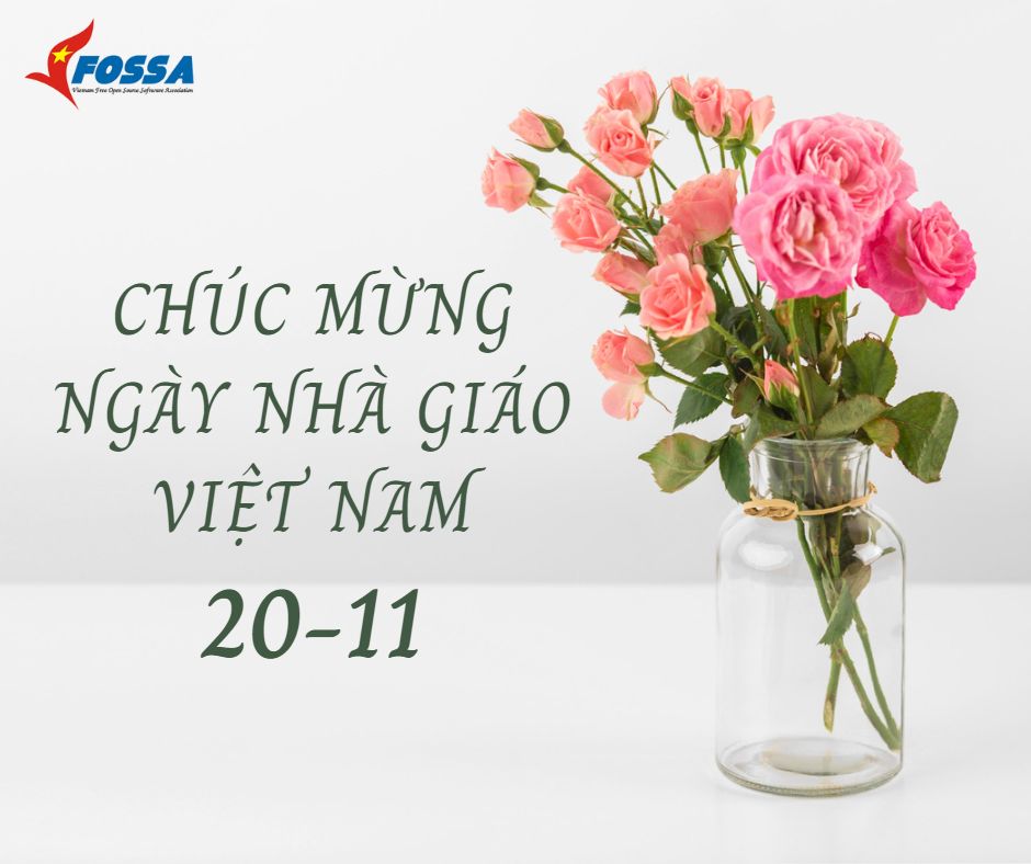 Chúc mừng Ngày nhà giáo việt nam VFOSSA 2