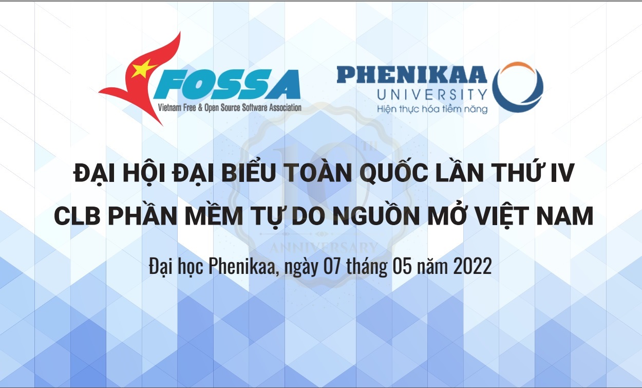 Danh sách ứng viên được đề cử và ứng cử vào Ban Chấp Hành VFOSSA nhiệm kỳ IV