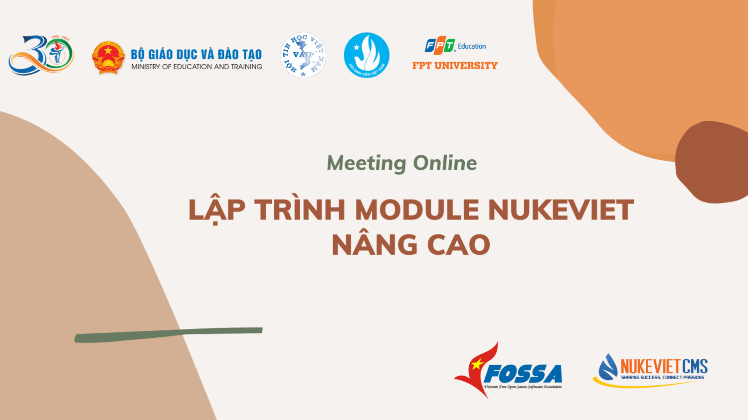 Đào tạo online về nội dung: Lập trình module NukeViet nâng cao