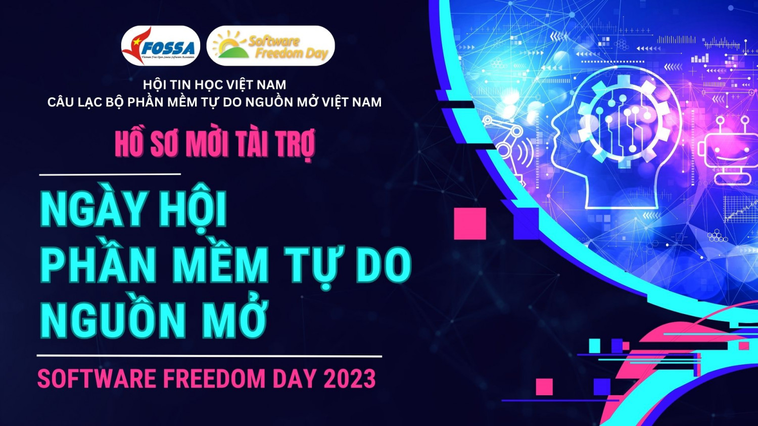 Hồ sơ mời tài trợ Ngày hội Phần mềm Tự do Nguồn mở (SFD) 2023