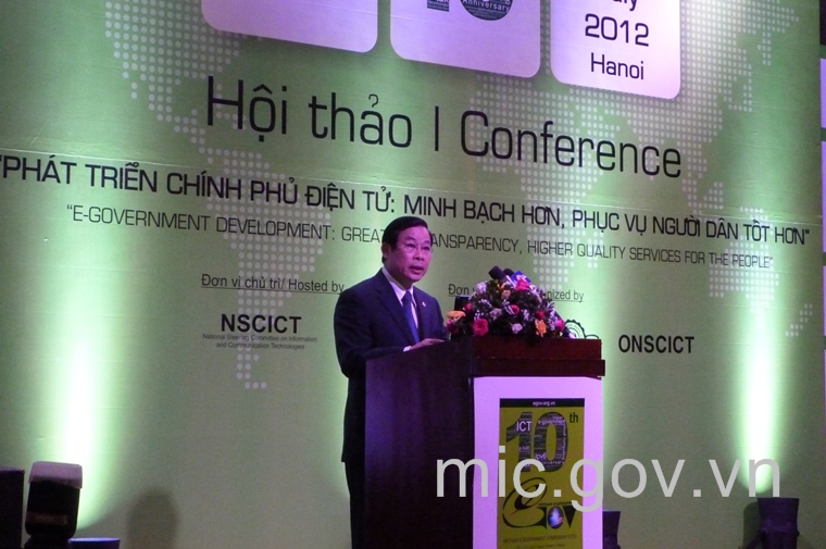 Bộ trưởng Nguyễn Bắc Son phát biểu khai mạc Hội nghị 